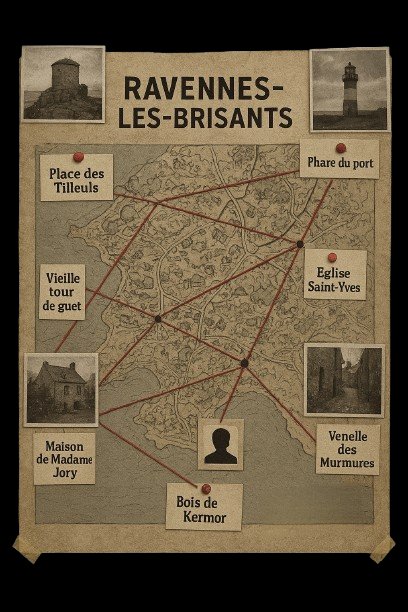 Carte de Ravennes-les-Brisants